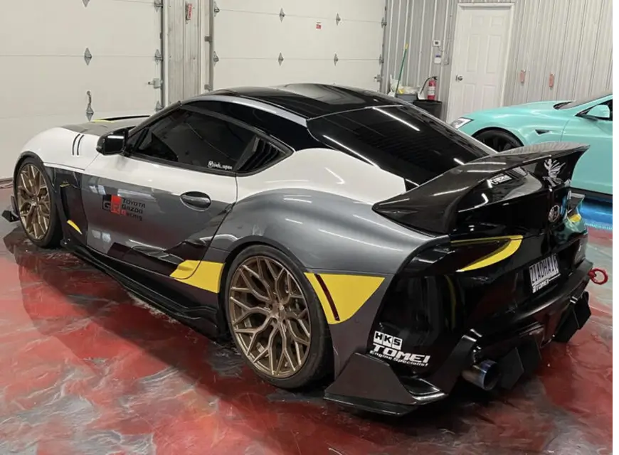 Award winning Supra wrapped with a custom in house design