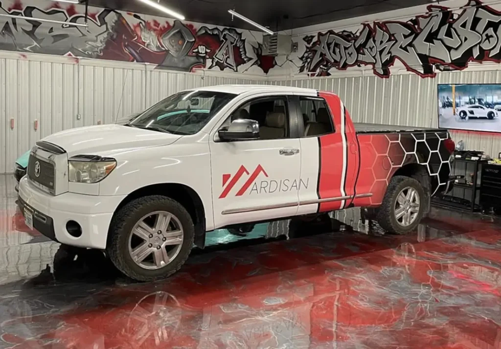 ardisan fleet vehicle wrap