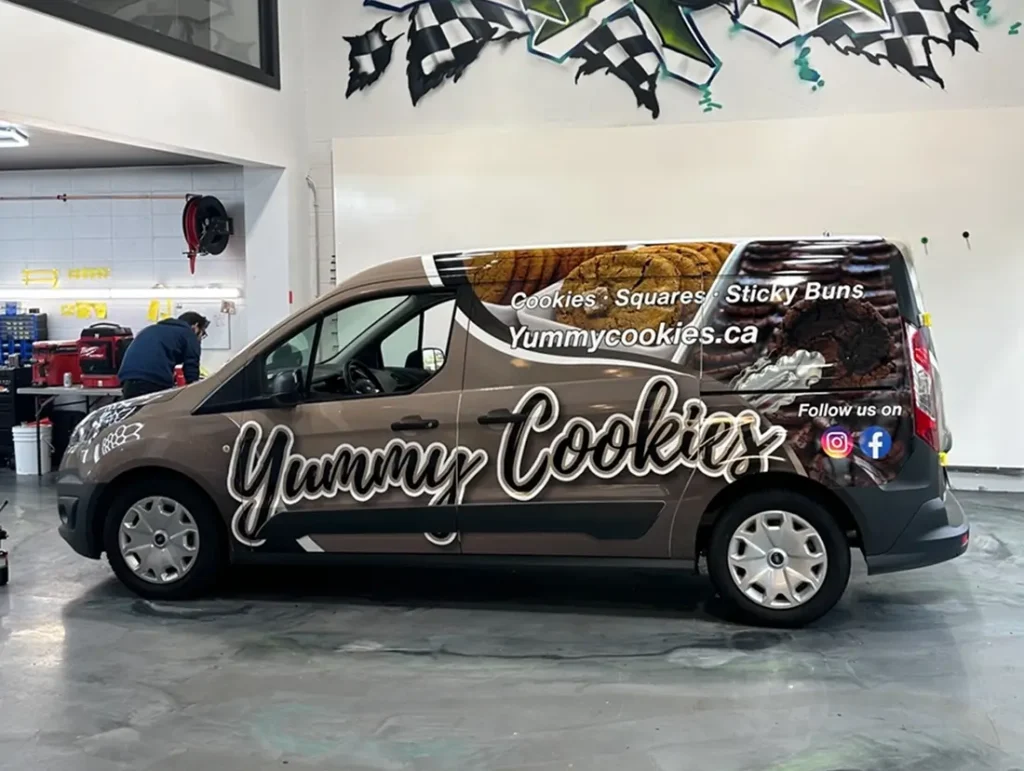 cookie fleet vehicle wrap